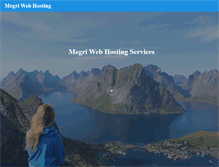 Tablet Screenshot of megriwebhosting.com